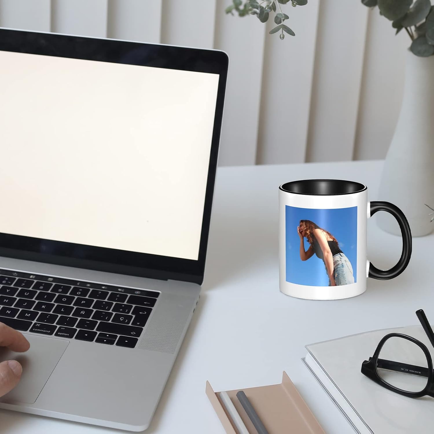 Tazas de café con foto personalizadas, 11 onzas, tazas personalizadas con nombre de imagentexto, regalos personalizados para el día de San Valentín,