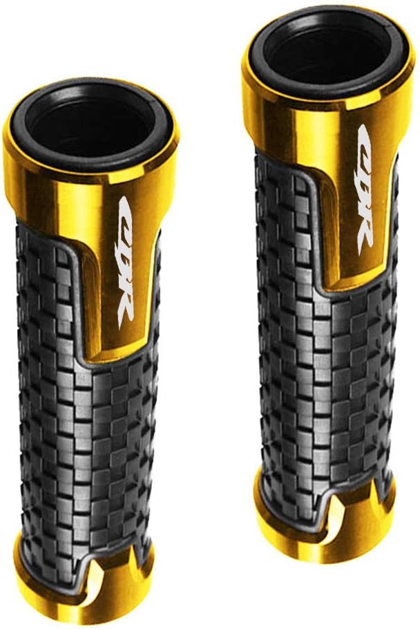Motocicleta antideslizante manillar Grips 78 “0.866 in mango de goma para CBR60F CBR125R 150R 250R CBR400 NC23 NC29 CBR600 F2 F3 F4 F4i CBR600RR