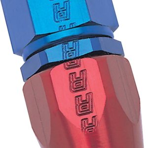 RUSSELLEDEL 610010 Aluminio anodizado rojoazul -4AN extremo recto de la manguera RUSSELLEDEL 610010 Aluminio anodizado rojoazul -4AN extremo recto de la manguera