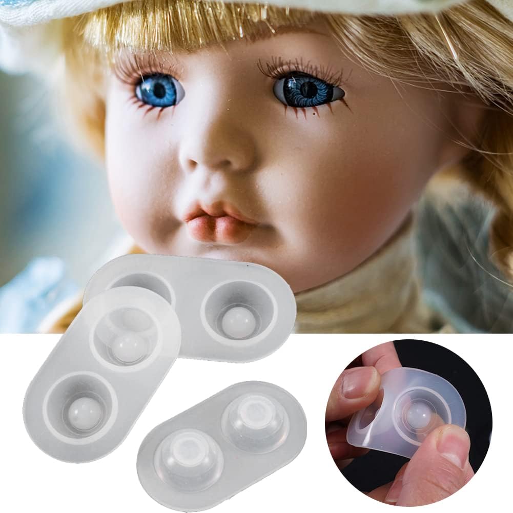 Molde de ojo de muñeca de pupila, molde de silicona de resina, juguete de peluche, ojos de pupila, molde de ojos, fundición de epoxi, hecho a mano,