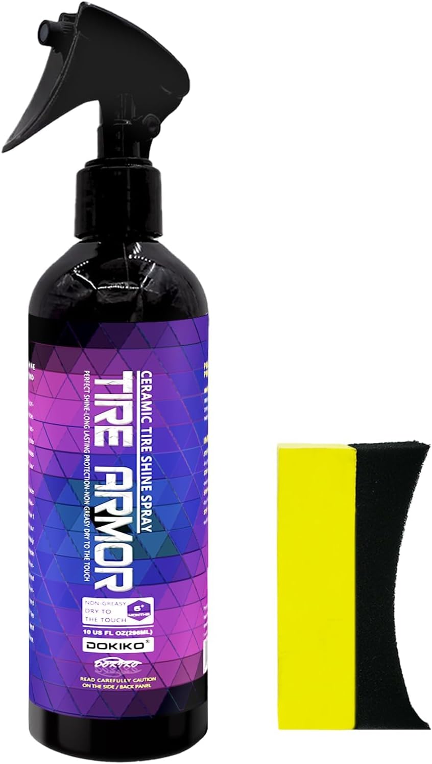 Kit de revestimiento de neumáticos, spray de brillo de neumáticos, protección de larga duración, brillo extremo y durabilidad, el revestimiento de