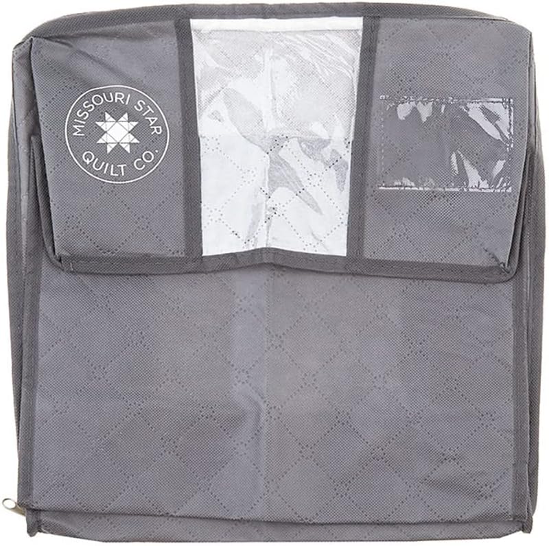 Missouri Star – Bolsa de almacenamiento para mantas de tamaño Queen  Bolsas de almacenamiento plegables con ventana transparente con cremallera
