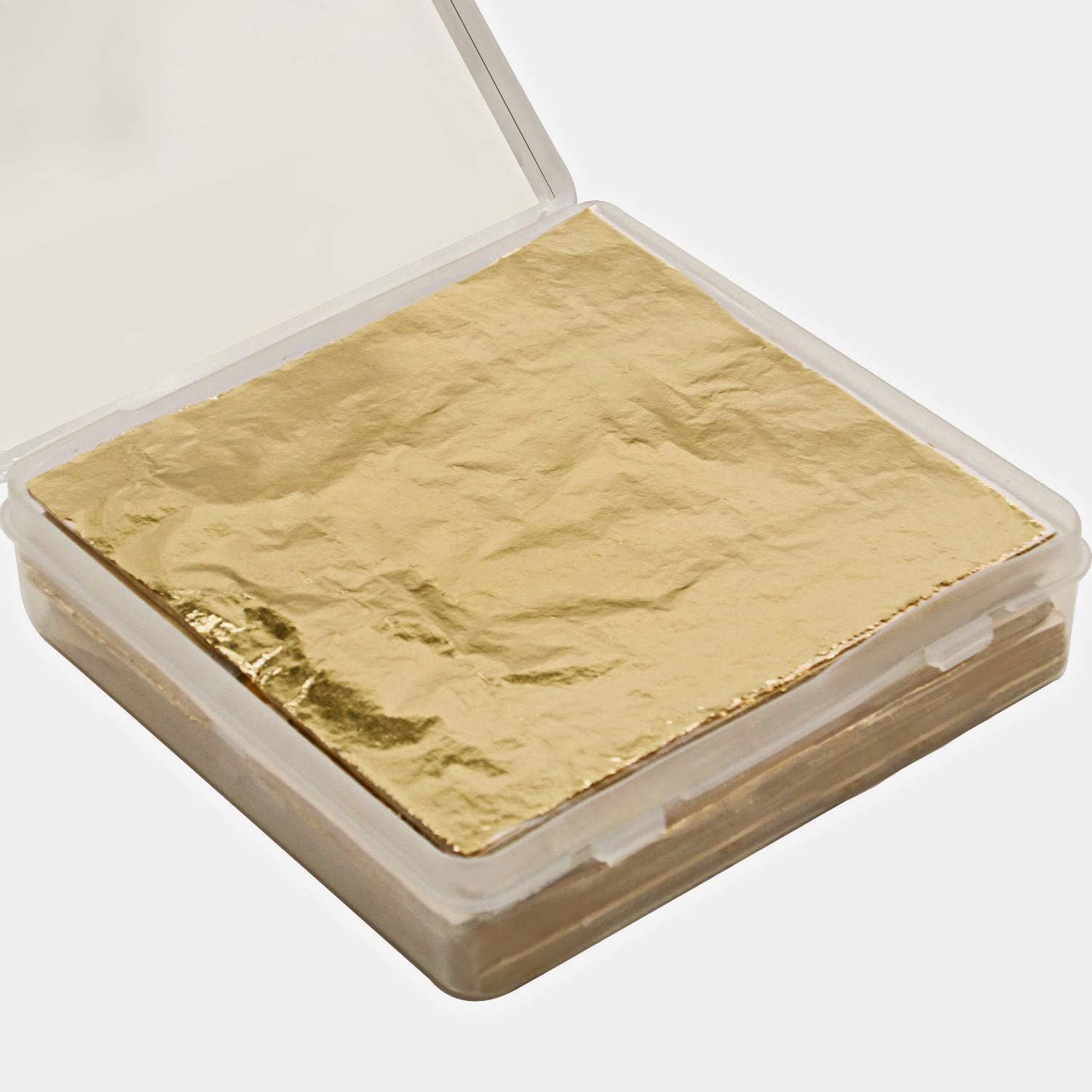 ZOENHOU 600 hojas doradas de 5.5 x 5.5 pulgadas para artes de resina, hojas de papel de hoja dorada para hacer joyas, arte de uñas, pintura dorada,
