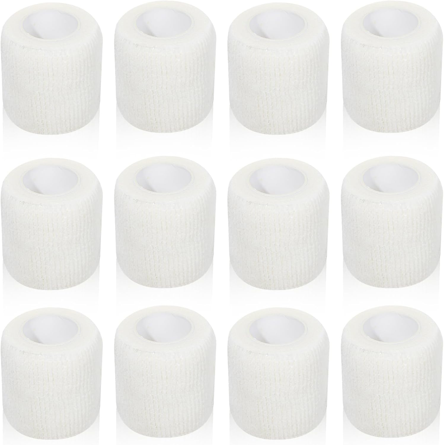 VIDELLY – Vendaje cohesivo autoadhesivo de 2 pulgadas x 5 yardas, cinta elástica transpirable, vendaje autoadhesivo para deportes, muñeca, piel y