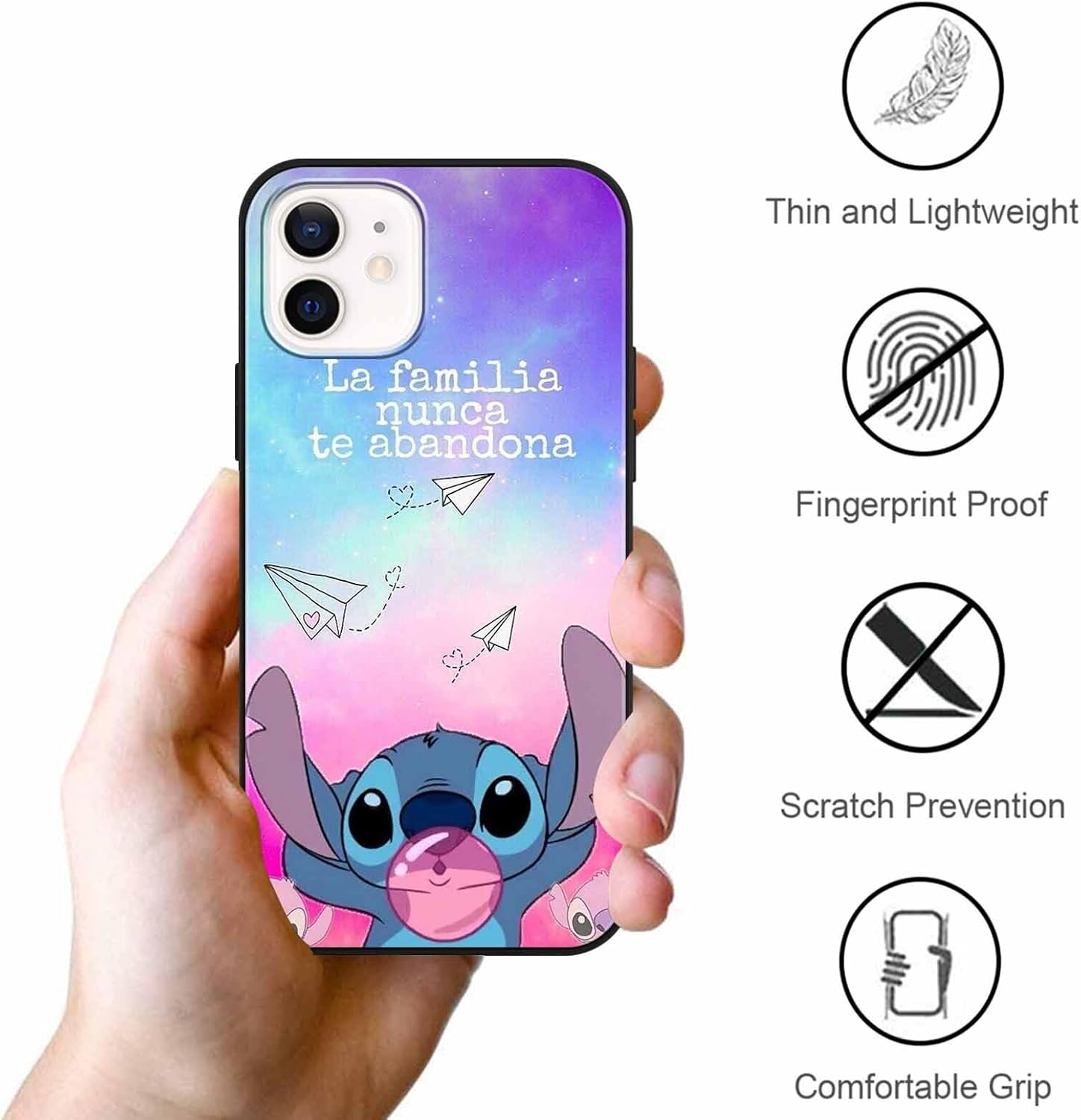 Paquete de 3 bonitas fundas de teléfono de dibujos animados para iPhone 11 de 6.1 pulgadas, diseño estético de personajes de anime Kawaii, para