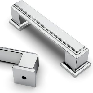 Asidrama Paquete de 30 manijas de gabinete de cocina cromadas pulidas de 3 pulgadas (2.992 in), tiradores de gabinete de cocina, accesorios para Asidrama Paquete de 30 manijas de gabinete de cocina cromadas pulidas de 3 pulgadas (2.992 in), tiradores de gabinete de cocina, accesorios para