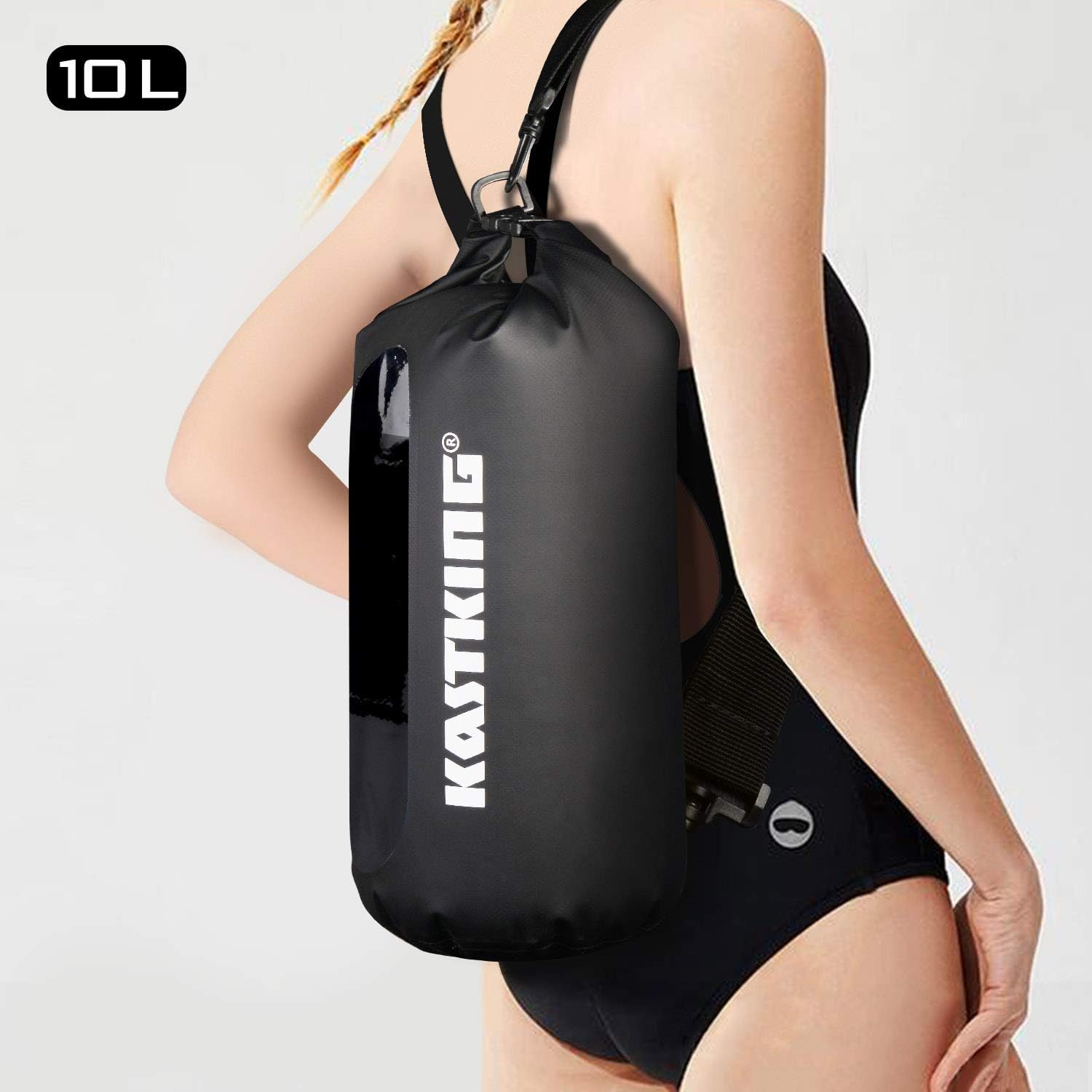 KastKing Bolsas secas, bolsas de almacenamiento 100% impermeables, construcción de grado militar para natación, kayak, canotaje, senderismo,