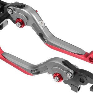 uxcell 1 par de palancas de embrague de freno de motocicleta ajustables plegables para Suzuki Gixxer Sf250 2020-2021 tono titanio rojo uxcell 1 par de palancas de embrague de freno de motocicleta ajustables plegables para Suzuki Gixxer Sf250 2020-2021 tono titanio rojo