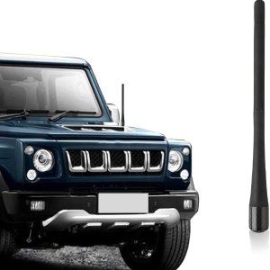 1 antena de fibra de carbono para automóvil, antena de radio de 7.7 pulgadas, accesorios de varilla de antena de repuesto con herramienta de 1 antena de fibra de carbono para automóvil, antena de radio de 7.7 pulgadas, accesorios de varilla de antena de repuesto con herramienta de
