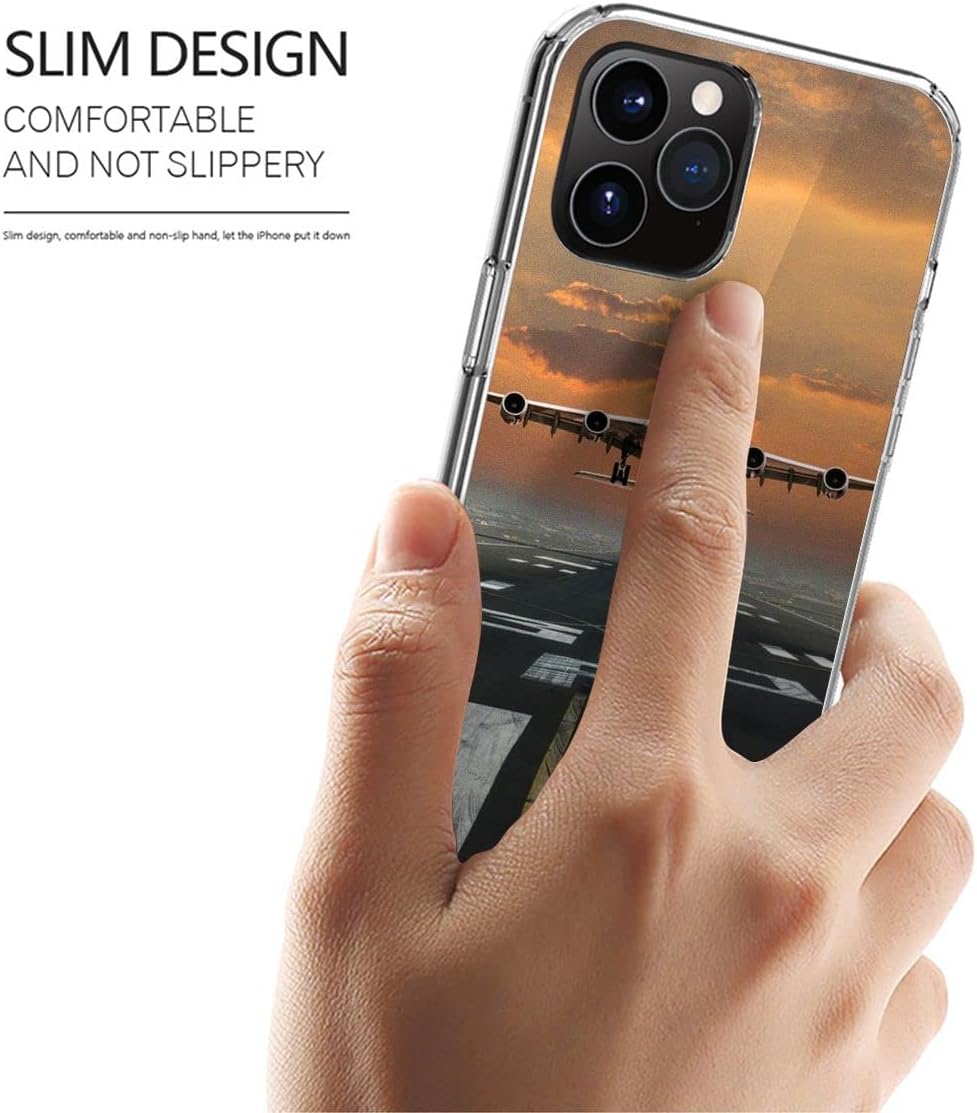 Funda para teléfono con protección de avión, accesorios de poliuretano termoplástico a prueba de golpes, compatible con iPhone 15 14 Pro Max 13 12
