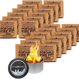 City Bonfires – Hoguera portátil, mini hoguera, hoguera de mesa, sin madera, sin brasas, 3-5 horas de tiempo de combustión, apto para alimentos para City Bonfires – Hoguera portátil, mini hoguera, hoguera de mesa, sin madera, sin brasas, 3-5 horas de tiempo de combustión, apto para alimentos para