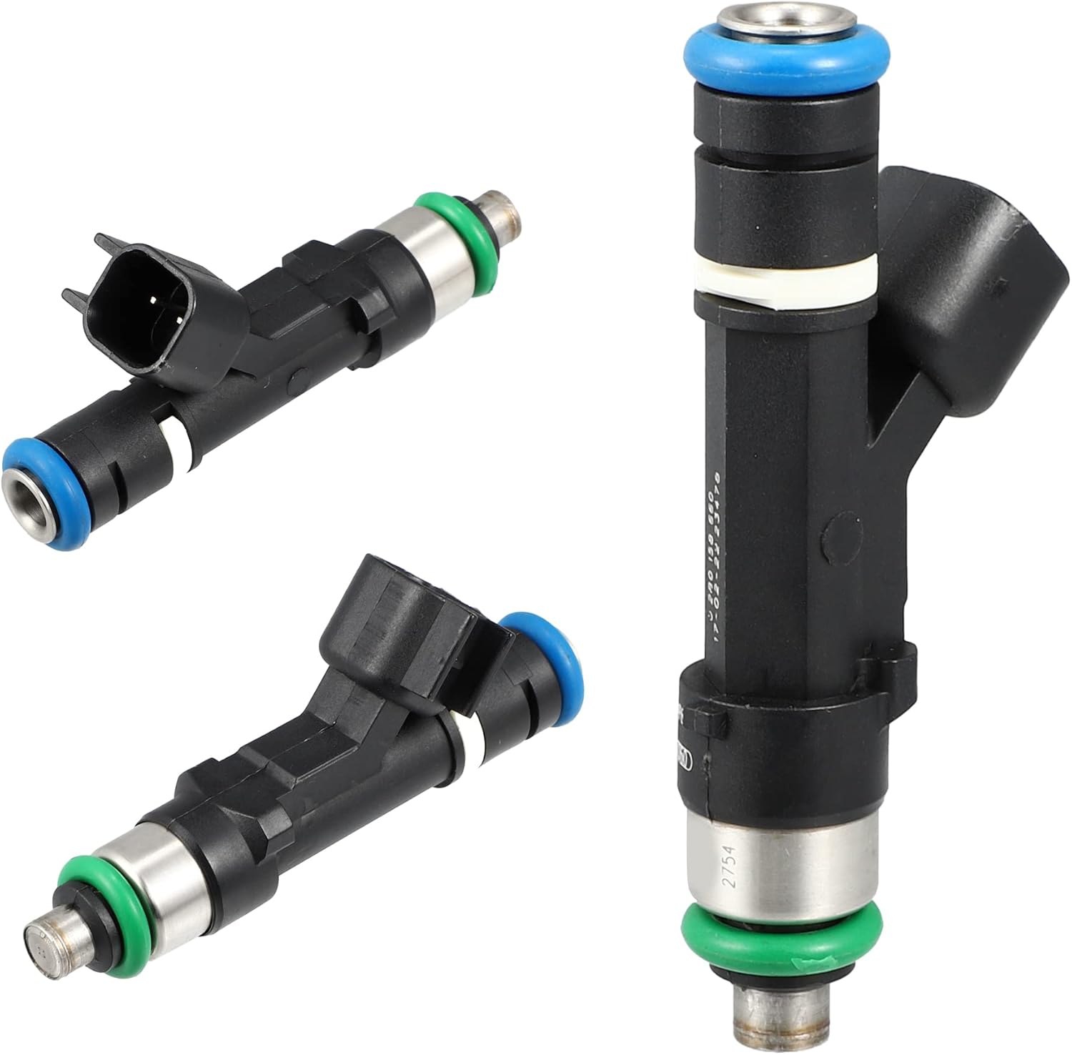 X AUTOHAUX M-9593-LU47 Reemplazo de flujo de inyector de combustible para Ford para Mustang GT 5.0L 2011-2021 Negro