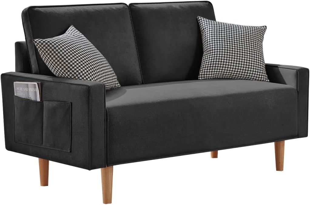 Elegante sofá de lino, sofá moderno mejora tu espacio vital con una sofisticación atemporal