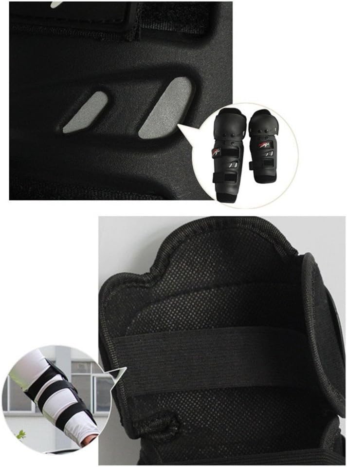 Kit de 4 piezas de protección para motocicleta, codo, rodilla, espinillera, accesorios para motocicleta, motocross, bicicleta, carreras, equipo de