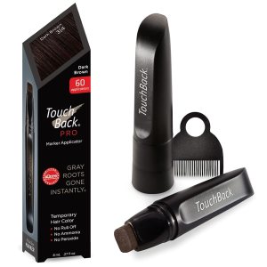 Marcador de color para el cabello TouchBack PRO, retocador de raíces, café oscuro Marcador de color para el cabello TouchBack PRO, retocador de raíces, café oscuro