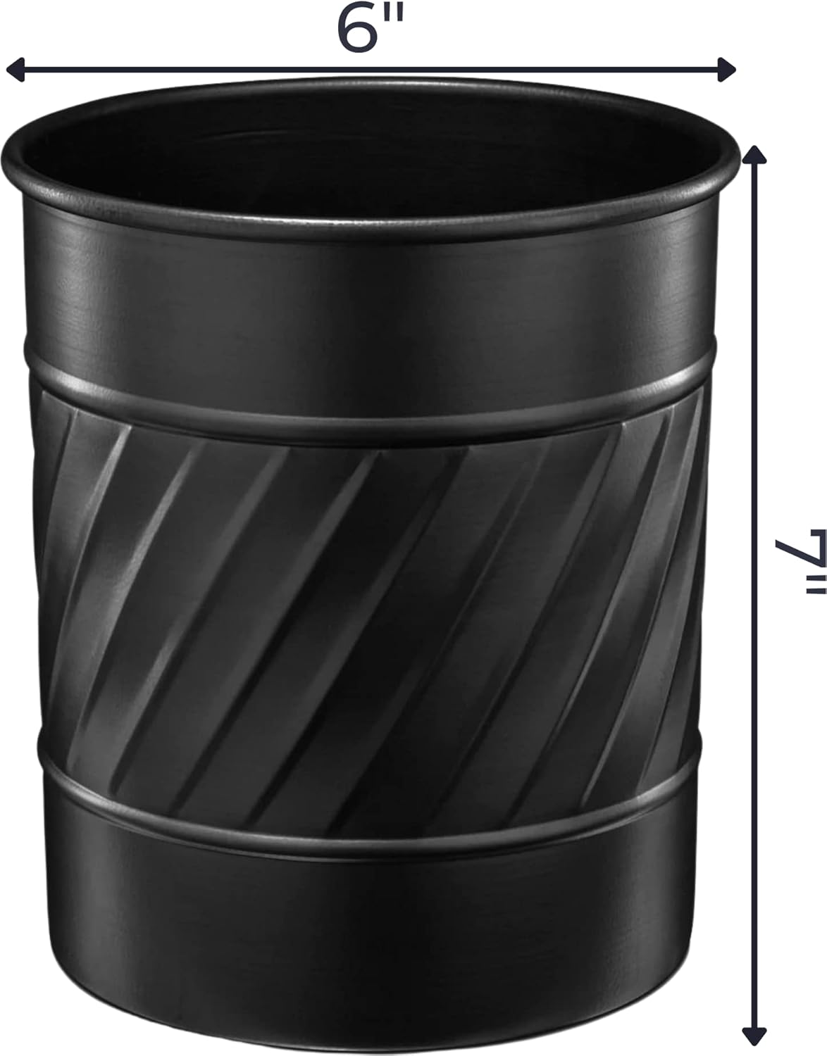 Monarch Abode 39177 – Organizador de metal hecho a mano con ondas en relieve, organizador interior de cocina para utensilios, multiusos, soporte