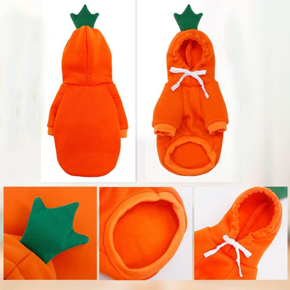 Disfraces de Navidad para perros, Halloween, sudaderas con capucha para perros pequeños, gatos, trajes de cachorro de gato, ropa Yorkie Chihuahua