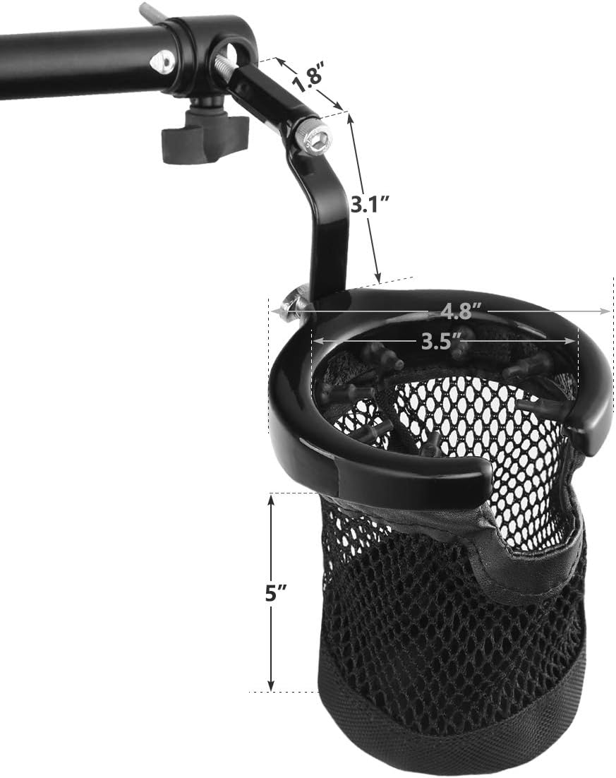 XMT-Moto – Soporte para vasos de pasajeros para Honda GL1500 1988-2000, GL1500 Trike 1988-2000, GL1800 2001-2017, GL1800 Trike 2001-2017, F6B