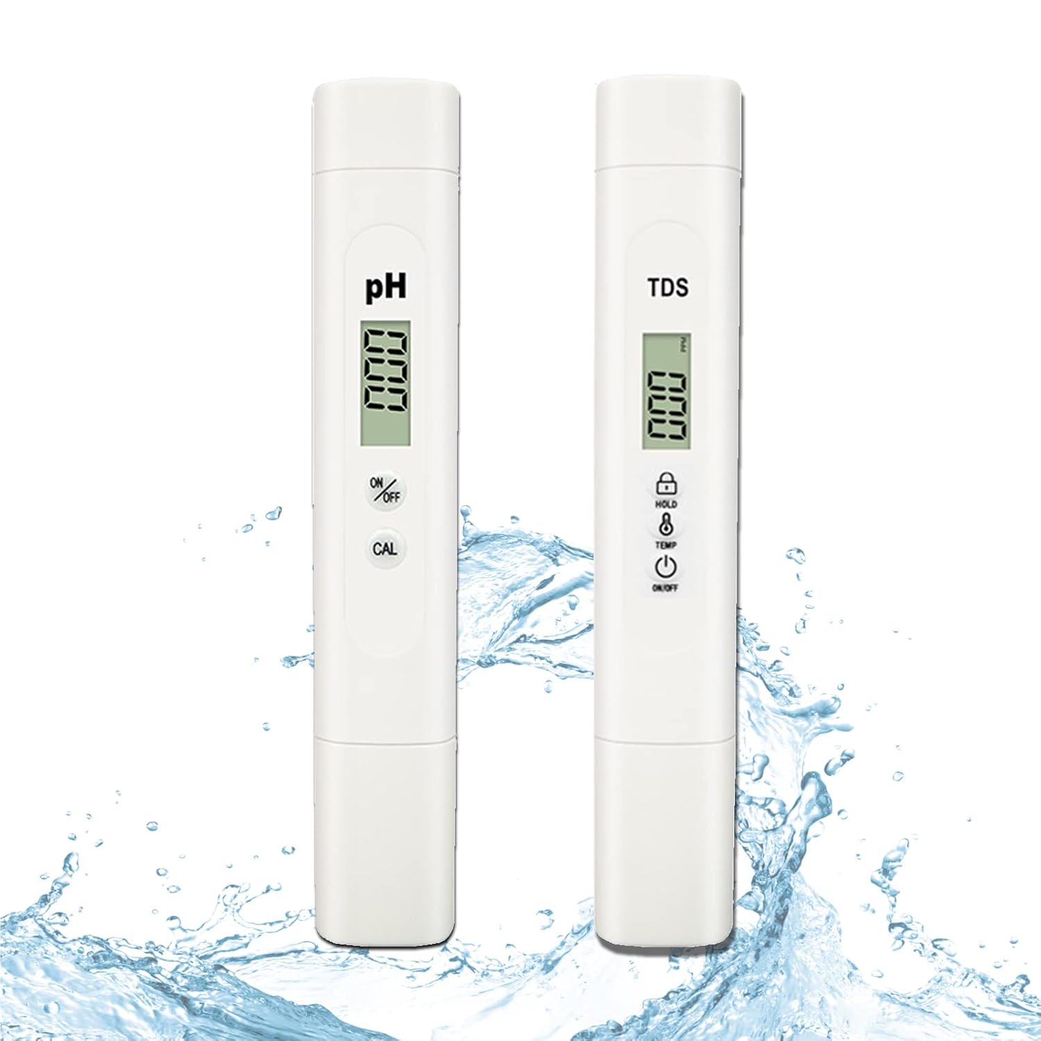 Nuevo Medidor de pH Justmetr y medidor de TDS, combo de probador de agua 3 en 1 PH y TDS,  0.01 pH y  2% TDSmedidor de precisión de temperatura,