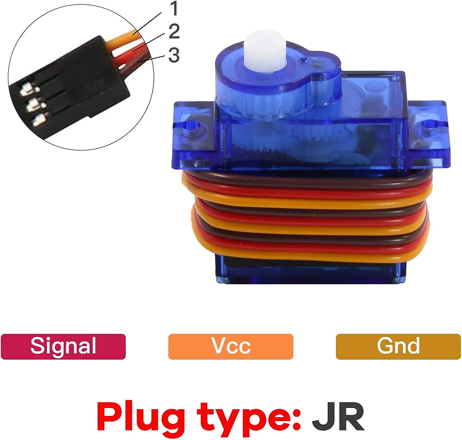 FS90R 360 grados de rotación continua micro servo motor 0.32 oz servo para RC helicóptero avión coche barco robot controles