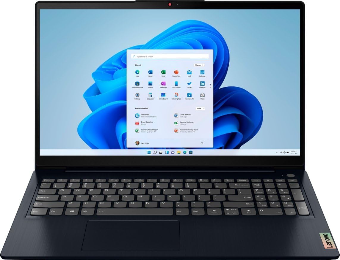Lenovo IdeaPad 3 Business Laptop  FHD IPS Touch de 15.6 pulgadas  Intel 4-Core i5-1155G7 i7-10710U  16GB DDR4 512GB SSD  Intel Iris Xe Graphic USB-C
