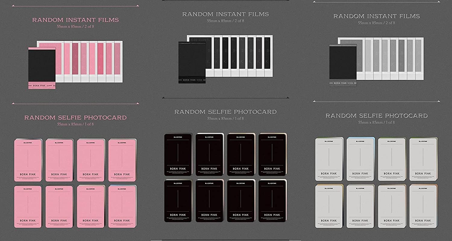 Dreamus Black Pink – BORN PINK Box Set Version 2nd Album + Folded Poster Korean Edition (PINK Ver.), YGP0181
