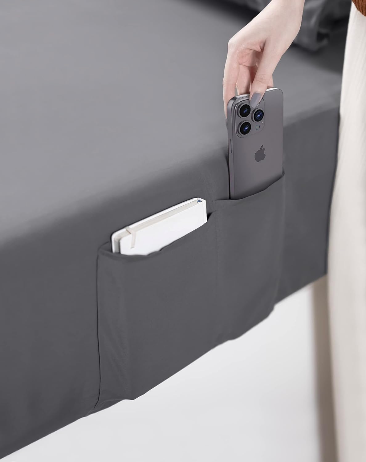 Utopia Bedding Juego de sábanas California King, sábanas de lujo de microfibra suave de 4 piezas con bolsillos profundos – Fundas de almohada
