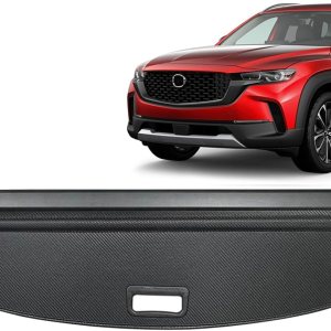 Cubierta de carga para Mazda CX-50 2023 2024, cubierta trasera retráctil mejorada compatible con Mazda CX-50, cubierta de seguridad para maletero, Cubierta de carga para Mazda CX-50 2023 2024, cubierta trasera retráctil mejorada compatible con Mazda CX-50, cubierta de seguridad para maletero,