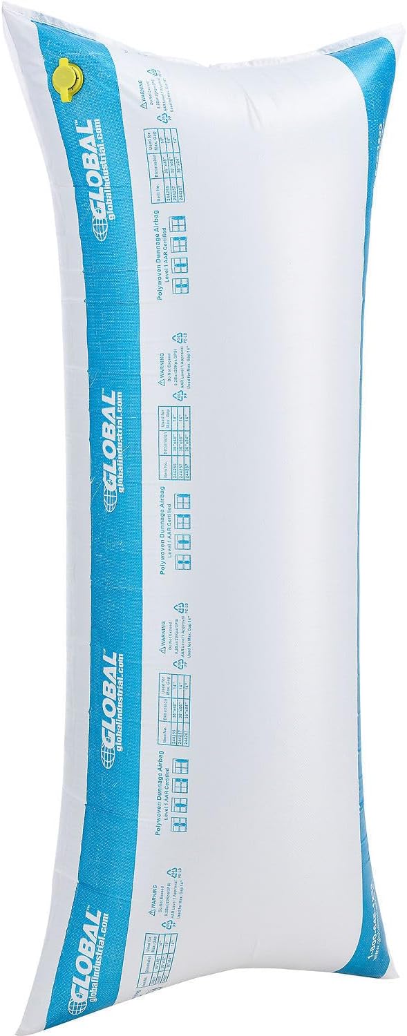 Global Industrial Polywoven Bolsas de aire para embalaje, 2 capas, 36″W x 84″L, Lote de 20