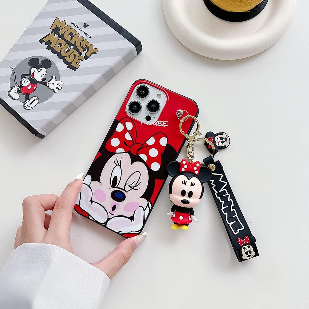 iFiLOVE Funda para iPhone 15 Pro Max, funda protectora de TPU suave para iPhone 15 Pro Max (rojo)