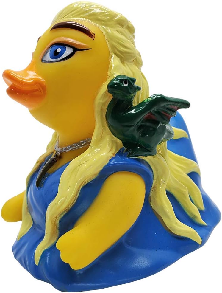 Patos de goma de baño coleccionables, flotantes regalo para niños y adultos de todas las edades (Gamebird of Thrones)