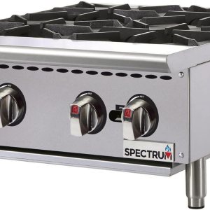 Winco NGHP-4 Placa caliente de gas natural, 24 pulgadas, plata Winco NGHP-4 Placa caliente de gas natural, 24 pulgadas, plata