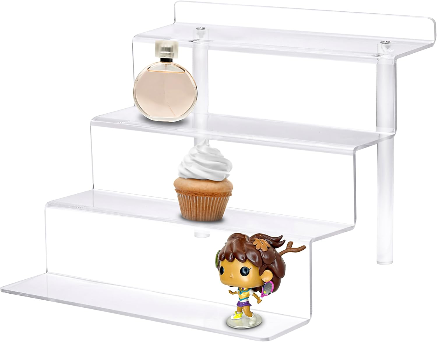 Organizador de perfume  Soporte acrílico para cupcakes y aparador de colonia para hombres, soportes para Funko pop y lego, soporte para postres