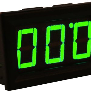 MATEE Voltímetro digital de 3 hilos DC 0.00-30.0V con pantalla LED verde y protección de polaridad inversa MATEE Voltímetro digital de 3 hilos DC 0.00-30.0V con pantalla LED verde y protección de polaridad inversa