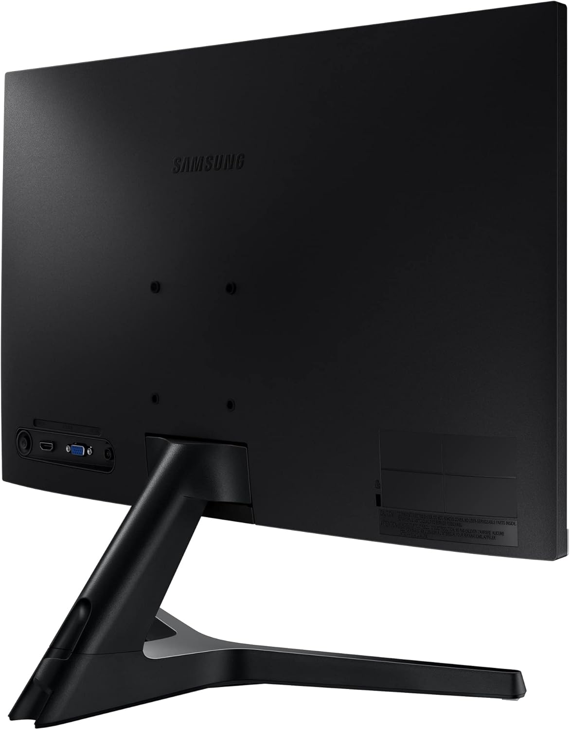 SAMSUNG Monitor LS24R LED FHD AMD FreeSync de 24 pulgadas con diseño sin bisel, negro – 23.8″ 1080P 169 75Hz, panel VA, HDMI, D-sub, relación de