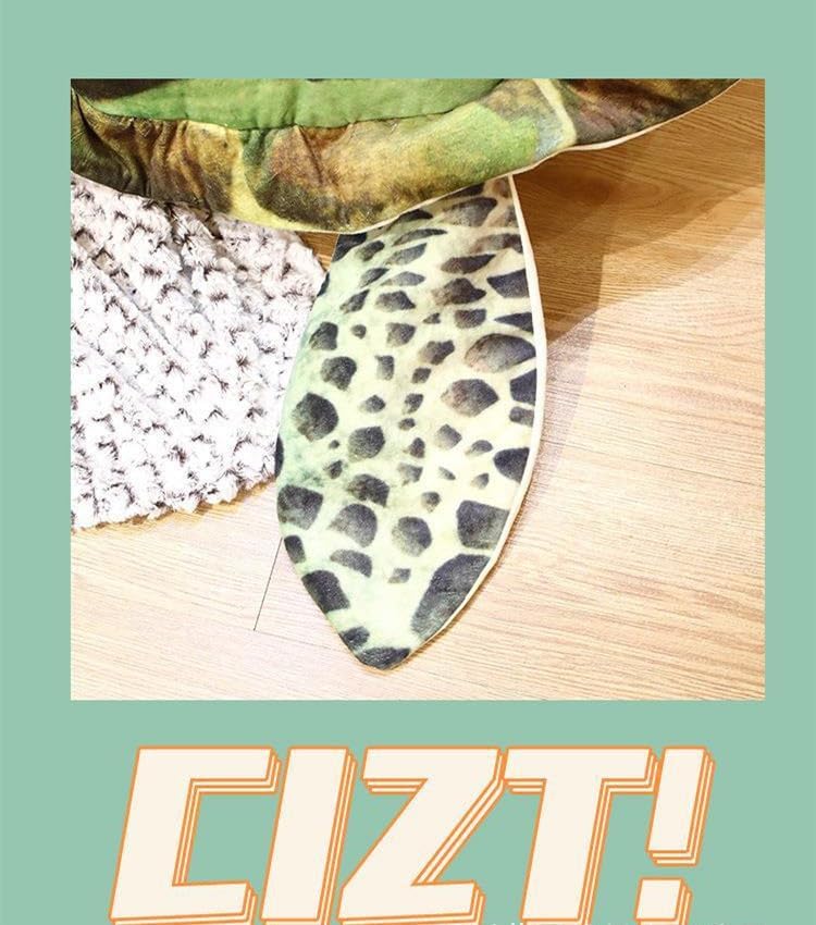 Muñeca de peluche de tortuga suave y esponjosa para fiesta de conchas de tortuga (talla M)