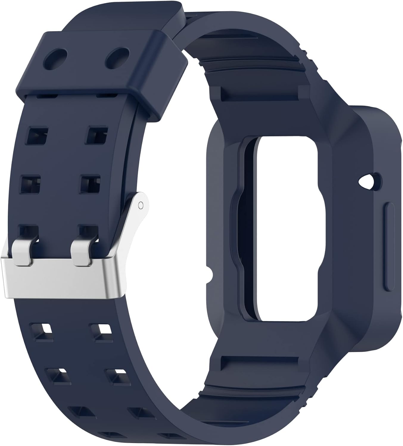 Compatible con Redmi Watch 2 LiteWatch 2Watch 1 correas con funda, correas deportivas suaves de silicona de repuesto con funda protectora para MI