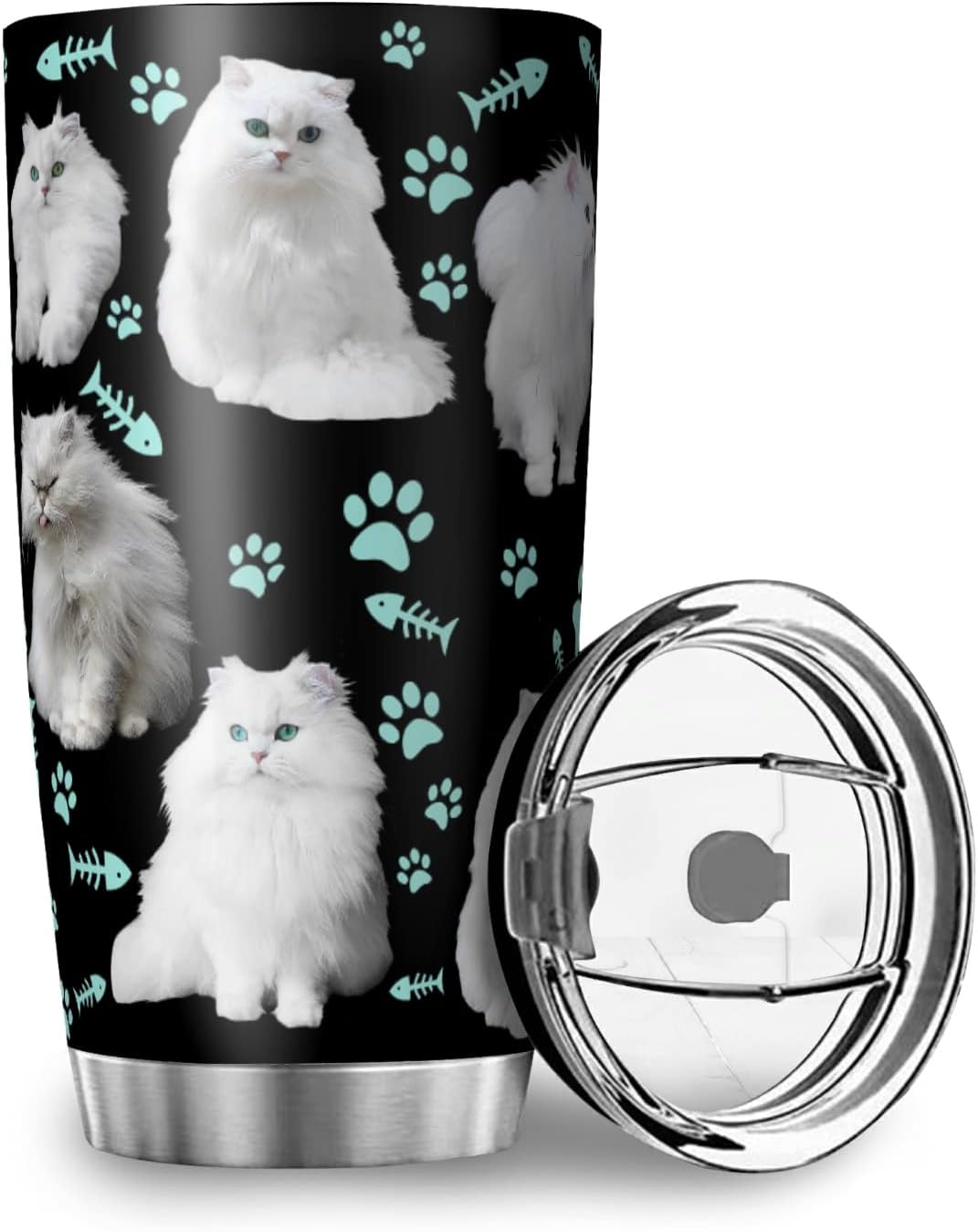 Vaso de café de acero inoxidable con tapa abatible, con aislamiento al vacío, taza de viaje para bebida helada, taza de viaje para oficina, tazas de