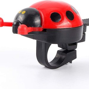 VGEBY1 Mariquita – Campana de bicicleta con forma de mariquita, bonito regalo para niños, diversión al aire libre VGEBY1 Mariquita – Campana de bicicleta con forma de mariquita, bonito regalo para niños, diversión al aire libre