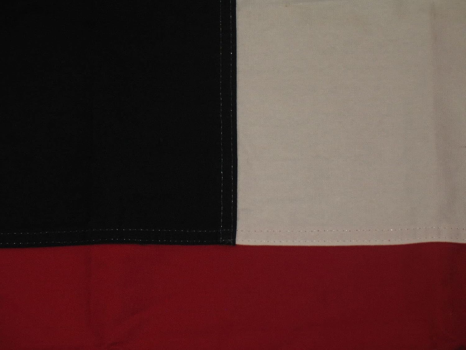 Premium 3×5 Embroidered First and Bars 7 100% Cotton Flag WClips