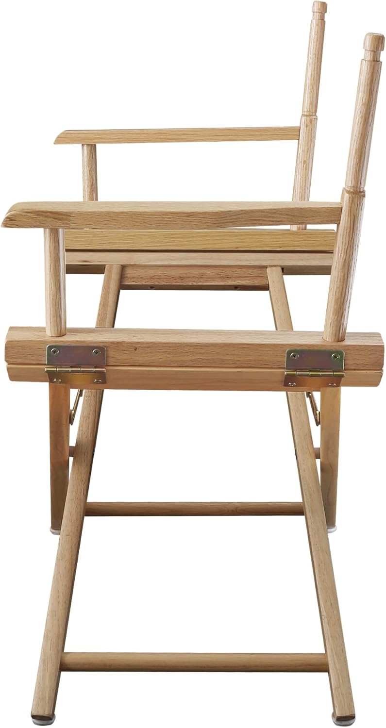 Casual Home silla de director de 18 pulgadas, únicamente armazón, Madera, Natural