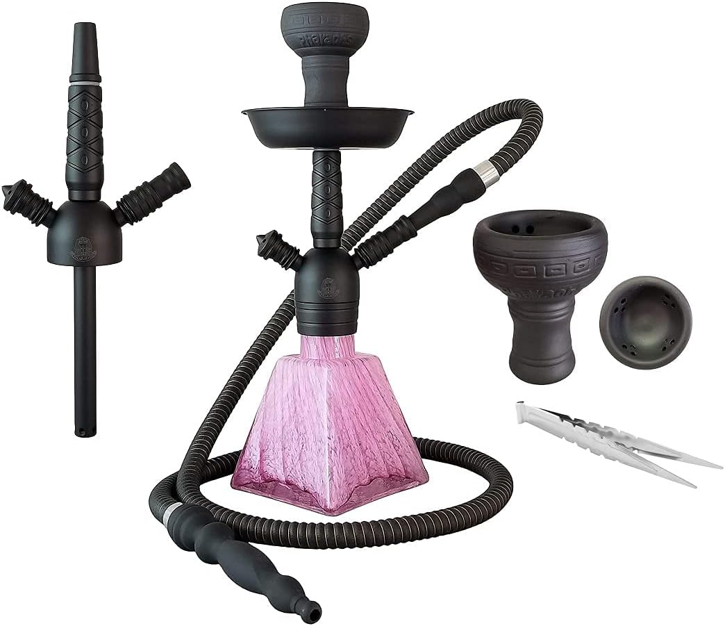 Juego de cachimba azteca del faraón de 16″, edición cósmica (algodón de azúcar)