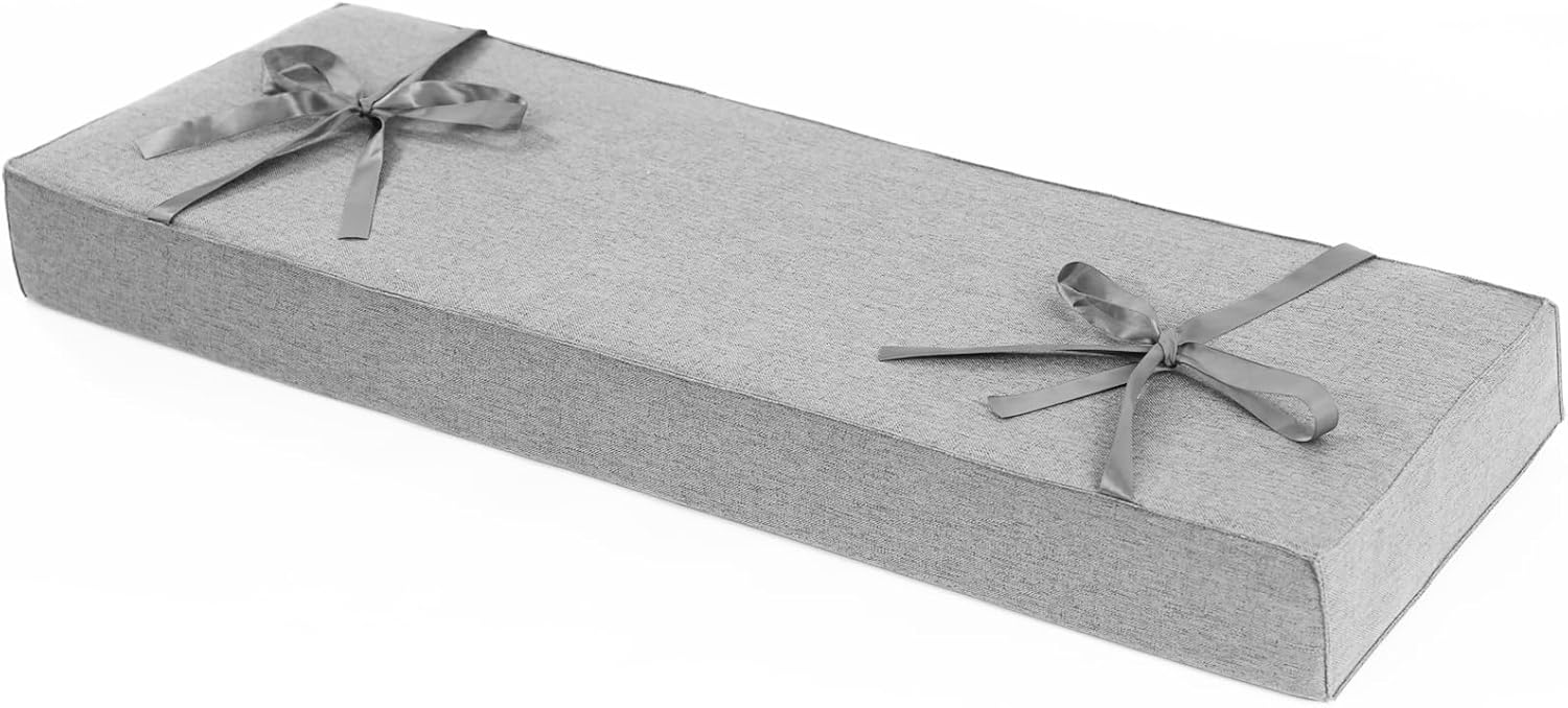ROFIELTY Cojín de banco de 39 pulgadas, cojines de banco duraderos para muebles de interior, cojines de asiento antideslizantes para ventana de