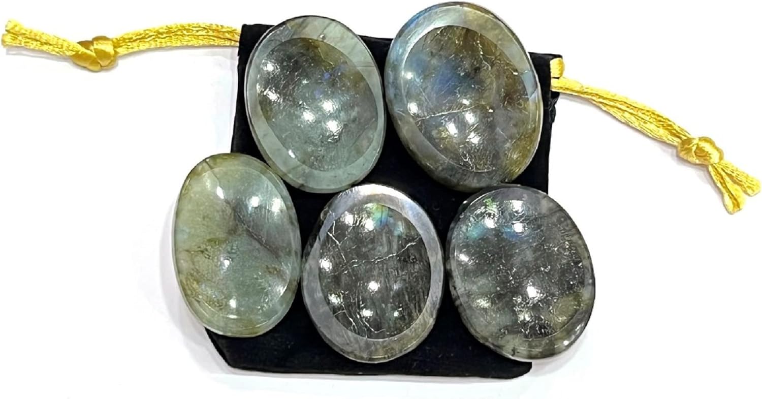 Piedras metafísicas para el pulgar, piedras preciosas de cristal curativo para reiki, para hombres y mujeres, regalo FENG Shui, energía positiva,