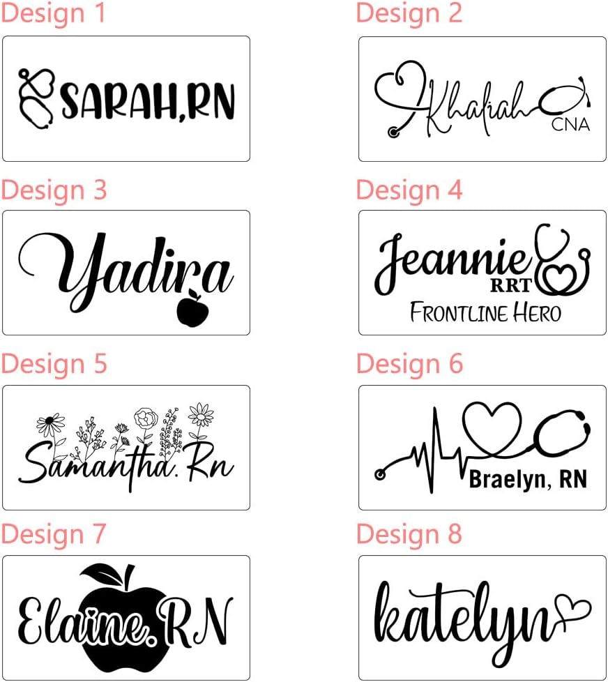 Regalos personalizados para enfermeras, soporte para bolígrafo con nombre personalizado para enfermera, estudiante de enfermería, regalos de