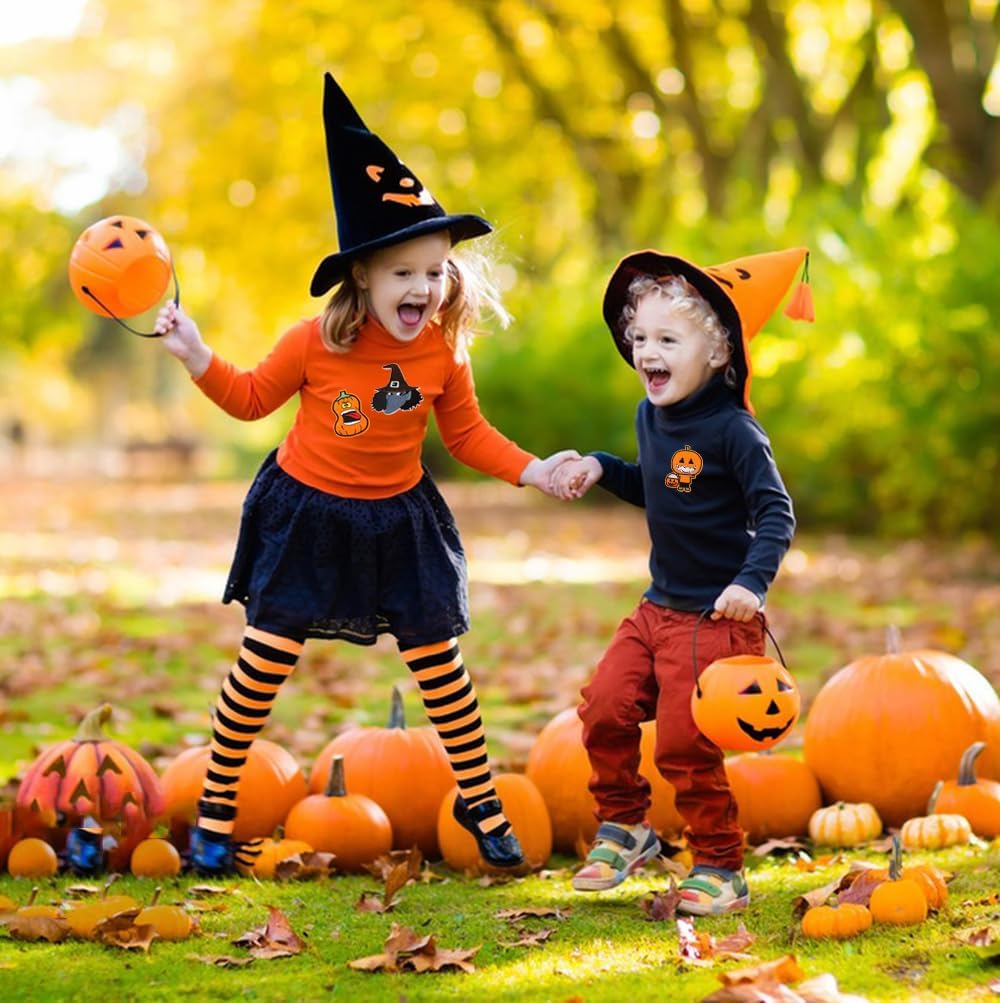 12 parches para planchar de Halloween, calabaza naranja, bruja para coser en apliques bordados, parches de reparación, accesorios de manualidades,