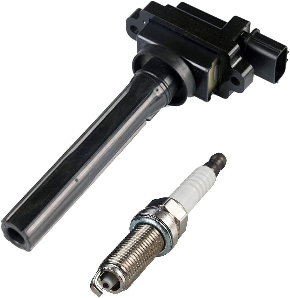 ENA Juego de 4 bobinas de encendido y bujía platino compatibles con Chevrolet Suzuki 1999 2000 Tracker 2.0L L4 1999 2000 2001 2002 Esteem 1.8L L4
