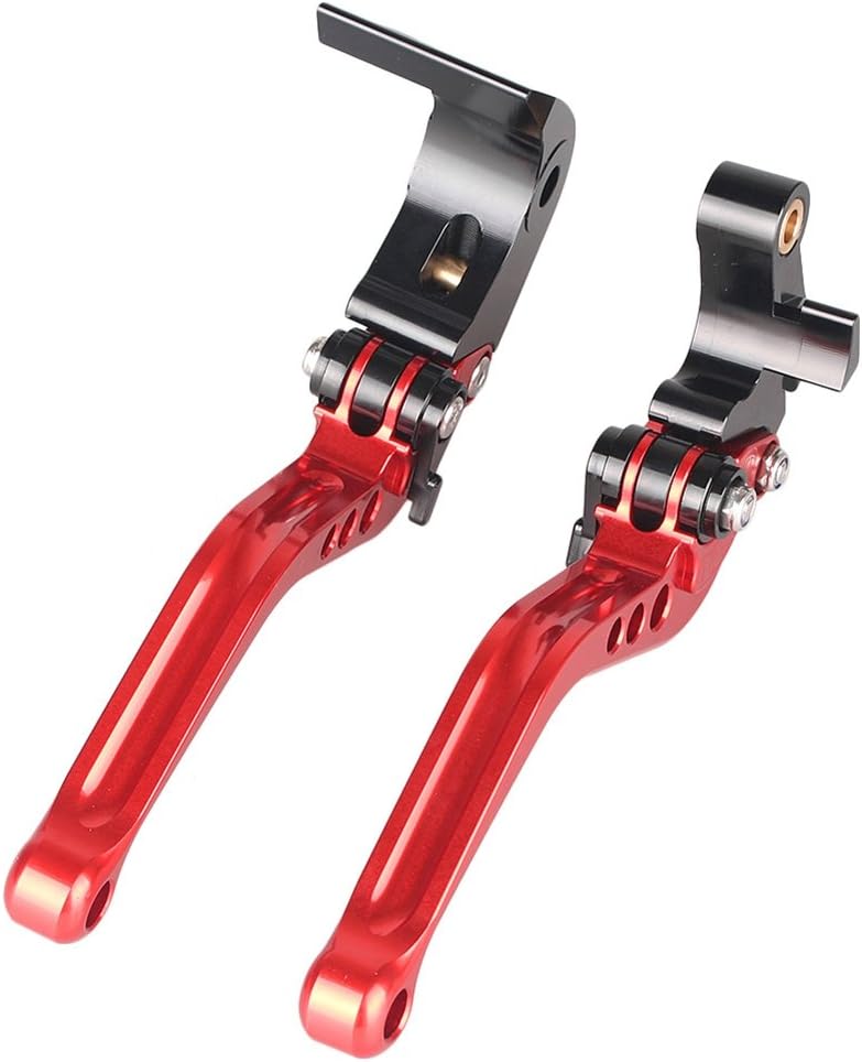 motocicleta corto freno Palanca de embrague para KAWASAKI VERSYS 1000 2015  2016 VulcanS 650 cc 2015  2016 Versys (650CC) 2015  2016, Rojo