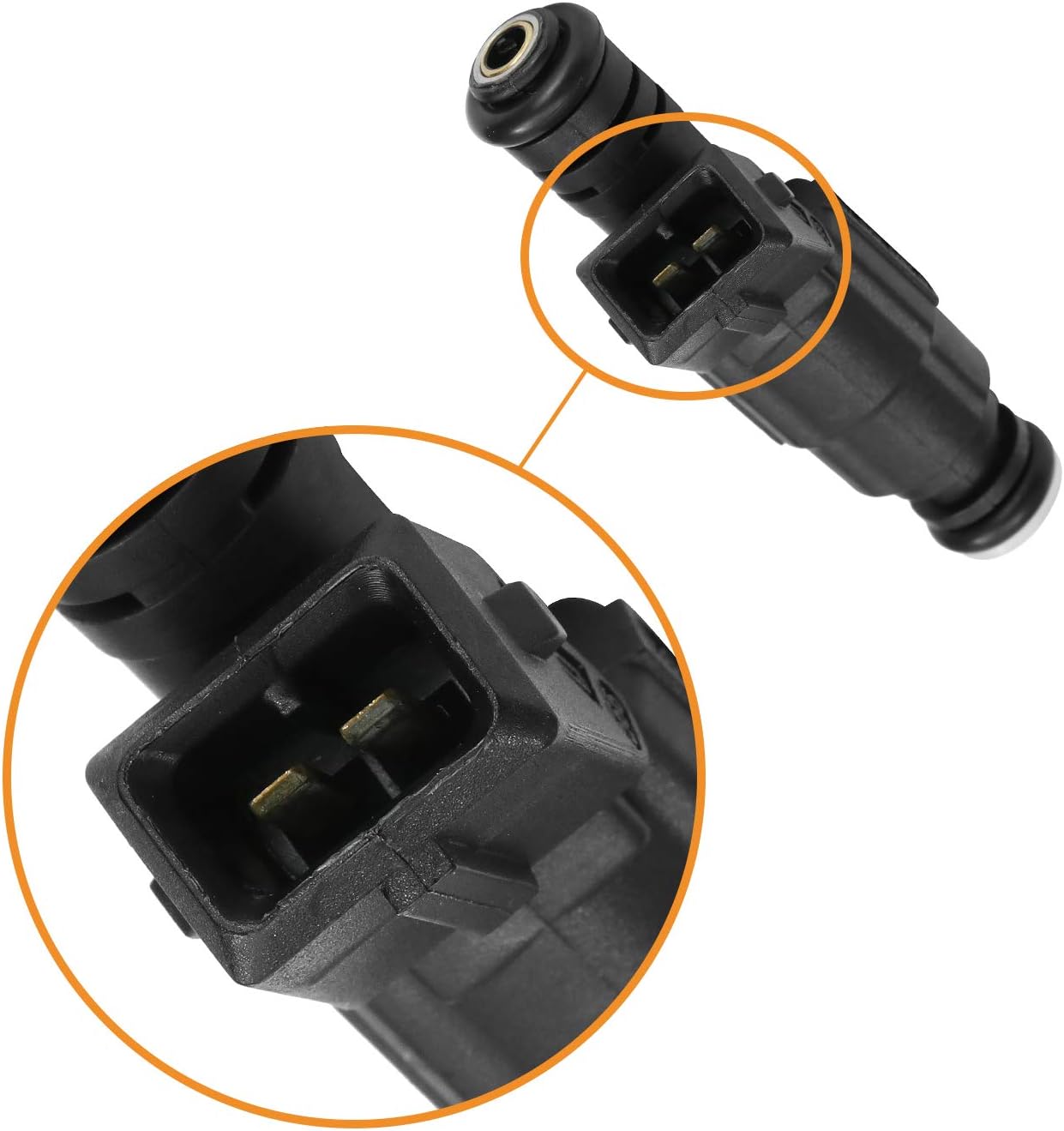 Inyector de combustible, 4 agujeros, 6 piezas  para Jeep Wrangler Cherokee Grand Cherokee Comanche 4.0 1987-1998  Reemplazar # 0280155703,
