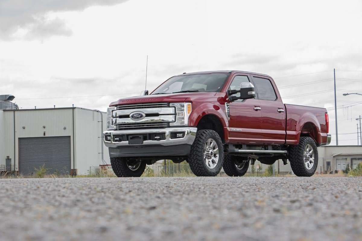 Rough Country Kit de elevación de 3 pulgadas para Ford F-250 Super Duty 2017-2022  Diesel – 50221